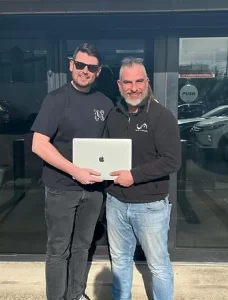 Matthew Harrop with Panos Zantzo