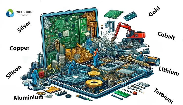 Inside Recycled Laptops