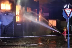 Building fire
