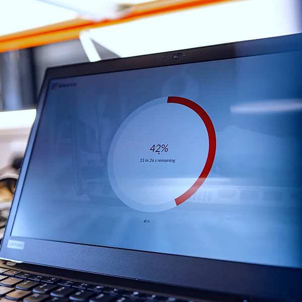 Date being removed from a laptop